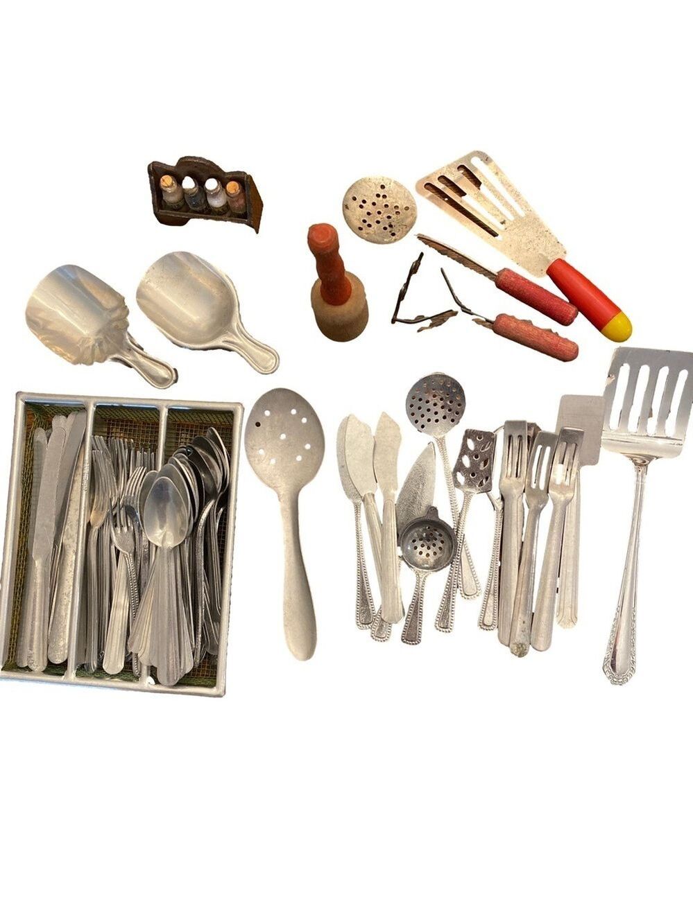 Unbranded Kitchen Play Set Silver Aluminum